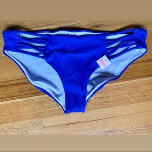 Victoria’s Secret PINK blue bikini bottoms S NWT